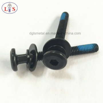 Hex Socket Flat Head Machine Screw / Bolt with Nylok